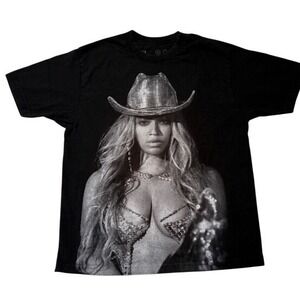 Beyonce Renaissance World Tour Black Graphic T Shirt RWT2023 - XL